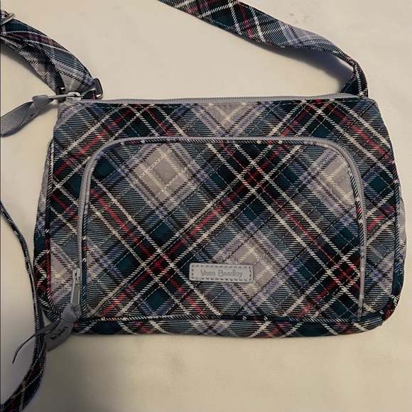 Vera Bradley snowy plaid crossbody bag - Picture 2 of 8